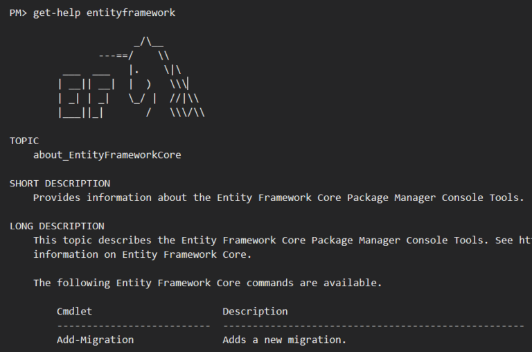 How To Use EF Core Migrations